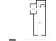 Detailed floor plan showcasing the layout of the second level, including a bedroom and full bath at 196 Old Highway 92, Fayetteville, GA 30215