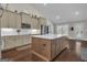 Modern kitchen with a large island and stainless steel appliances at 196 Old Highway 92, Fayetteville, GA 30215