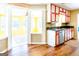 Stylish kitchen with granite counters, stainless appliances, and open to the living area at 260 Brookwood Ln, Fayetteville, GA 30215