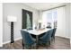 Elegant dining room with modern decor, stylish chairs, and ample natural light at 337 Skylar Se Way, Atlanta, GA 30315