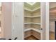 A well-organized pantry with ample shelving and storage space at 721 Wedowee St, Bowdon, GA 30108