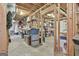Unfinished basement space ready for customization with exposed beams and ample storage at 300 The Enclave, Peachtree City, GA 30269