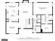 Detailed floor plan showcasing the layout of the main level with labeled rooms and dimensions at 106 Victoria Way, Carrollton, GA 30116