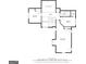 Detailed floor plan showcasing the layout of a second story with labeled rooms and dimensions at 106 Victoria Way, Carrollton, GA 30116