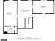 Detailed floor plan showcasing the layout of a basement level with labeled rooms and dimensions at 106 Victoria Way, Carrollton, GA 30116