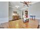 Dining room with stylish decor and lots of space at 305 Roundwood Way, Peachtree City, GA 30269