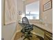 Cozy office space featuring a built-in desk area and natural light at 305 Roundwood Way, Peachtree City, GA 30269