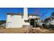 Exterior view of the home's back deck and yard with lots of yard space at 194 Goldleaf Dr, Hampton, GA 30228
