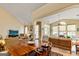 Dining room with views to living room at 211 Collierstown Way, Peachtree City, GA 30269