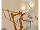 The grand foyer has a beautiful chandelier and staircase at 211 Collierstown Way, Peachtree City, GA 30269
