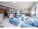Bright and airy living room with soft carpet, comfortable seating, and rustic wood accents at 2304 Larchmont Ct, Villa Rica, GA 30180