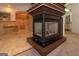 Charming corner fireplace adds warmth and character to the bathroom setting at 2279 Fieldstone Dr, Conyers, GA 30013