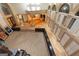 Spacious foyer with marble and carpet, chandelier, and many windows at 2279 Fieldstone Dr, Conyers, GA 30013