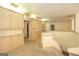 Hallway with built-in cabinetry and carpet at 2279 Fieldstone Dr, Conyers, GA 30013