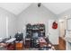 Bright and airy office space with hardwood floors, lots of storage, and a large desk at 1191 Berryhill Dr, Lithonia, GA 30058