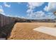 Large backyard featuring a fenced perimeter with a patio, and ample space at 243 Summergate Ln, Villa Rica, GA 30180