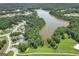 Scenic aerial view of the community showcasing lush landscaping and lake views at 415 Discovery Lake Dr, Fayetteville, GA 30215