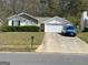 Charming one-story home with a two-car garage, well-manicured lawn, and a concrete driveway at 122 Lake Ter, Mcdonough, GA 30253