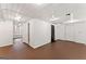 Unfinished basement featuring partial walls, open space, and neutral paint colors at 370 Burton Dr, Douglasville, GA 30134