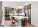 Spacious kitchen with modern appliances, island seating, and ample cabinet space at 2581 Astaire Ct, Atlanta, GA 30318