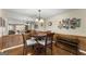 Charming dining area with round table, four chairs, and stylish decor at 402 Mill Pond Rd # 402, Roswell, GA 30076