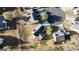 Aerial view of neighborhood with neatly arranged properties and well-maintained landscaping at 2536 Lancewood Ln, Lithonia, GA 30058