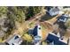 Aerial view showcasing location with well-maintained lawns and surrounding greenery at 2536 Lancewood Ln, Lithonia, GA 30058