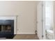 Neutral bathroom featuring a classic fireplace and a tiled floor at 2536 Lancewood Ln, Lithonia, GA 30058