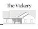 The Vickery floorplan elevation showcases this home's charming front porch and classic design at 22638 Salem Church Rd, Metter, GA 30349