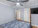 Bedroom featuring a bed, and ceiling fan at 1202 Coan Dr, Locust Grove, GA 30248