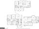Complete floorplan of house, including first floor, second floor and basement at 3149 Hidden Falls Ne Dr, Buford, GA 30519