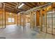 Unfinished basement with exposed wooden framing, offering a customizable space at 3967 Bellingrath Main Nw, Kennesaw, GA 30144