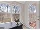 Office space featuring a desk, globe and a door to the porch at 3967 Bellingrath Main Nw, Kennesaw, GA 30144