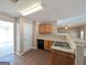 Functional kitchen with tile flooring and ample counter space for meal preparation at 159 Courtneys Ln, Fayetteville, GA 30215