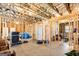 Unfinished basement featuring wood framing, insulation, and concrete floor ready for customization at 275 Cedars Glen Cir, Villa Rica, GA 30180