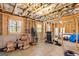 Unfinished basement with framing, windows, and potential for customization at 275 Cedars Glen Cir, Villa Rica, GA 30180