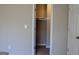The bedroom closet offers storage space at 61 Scoby Ct, Jonesboro, GA 30238
