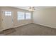 Inviting living room features a neutral color palette, plush carpet and a bright, spacious feel at 3465 Tulip Dr, Decatur, GA 30032