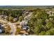 Scenic aerial view of a suburban neighborhood surrounded by lush greenery and mature trees at 265 Ridgewood Dr, Fayetteville, GA 30215