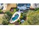 Expansive backyard featuring a custom pool, patio area, and lush landscaping perfect for entertaining guests at 265 Ridgewood Dr, Fayetteville, GA 30215