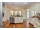 Eat in kitchen with granite countertops, stainless steel dishwasher and well lit breakfast nook at 265 Ridgewood Dr, Fayetteville, GA 30215