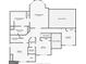 Detailed second floor plan showcasing the layout of bedrooms and bathrooms at 265 Ridgewood Dr, Fayetteville, GA 30215