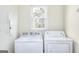 Laundry area with a bright window, and essential appliances at 6316 Rockland Rd, Lithonia, GA 30038