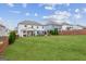 Generous backyard offering green space, a playset, and privacy fencing at 4365 Sunflower Cir, Cumming, GA 30040