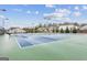 Community tennis courts are lit and fenced, providing ample space for players at 4365 Sunflower Cir, Cumming, GA 30040