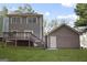 Backyard showcasing the deck, lawn, and back of the house at 109 Bowen Cir, Atlanta, GA 30313