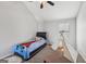 Bedroom with carpeted floors and a teepee set up for playtime at 605 Camano Way, Mcdonough, GA 30253