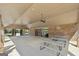 Community pavilion featuring picnic tables, brick accents, a high ceiling, and open access to green space at 605 Camano Way, Mcdonough, GA 30253