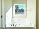 Relaxing soaking tub with a view of the outdoors, perfect for unwinding at 217 Point Ridge Ct, Temple, GA 30179