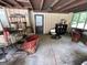 Recreation room with a glass table and decorative wood chairs at 4389 & 4381 Campbell Rd, Snellville, GA 30039
